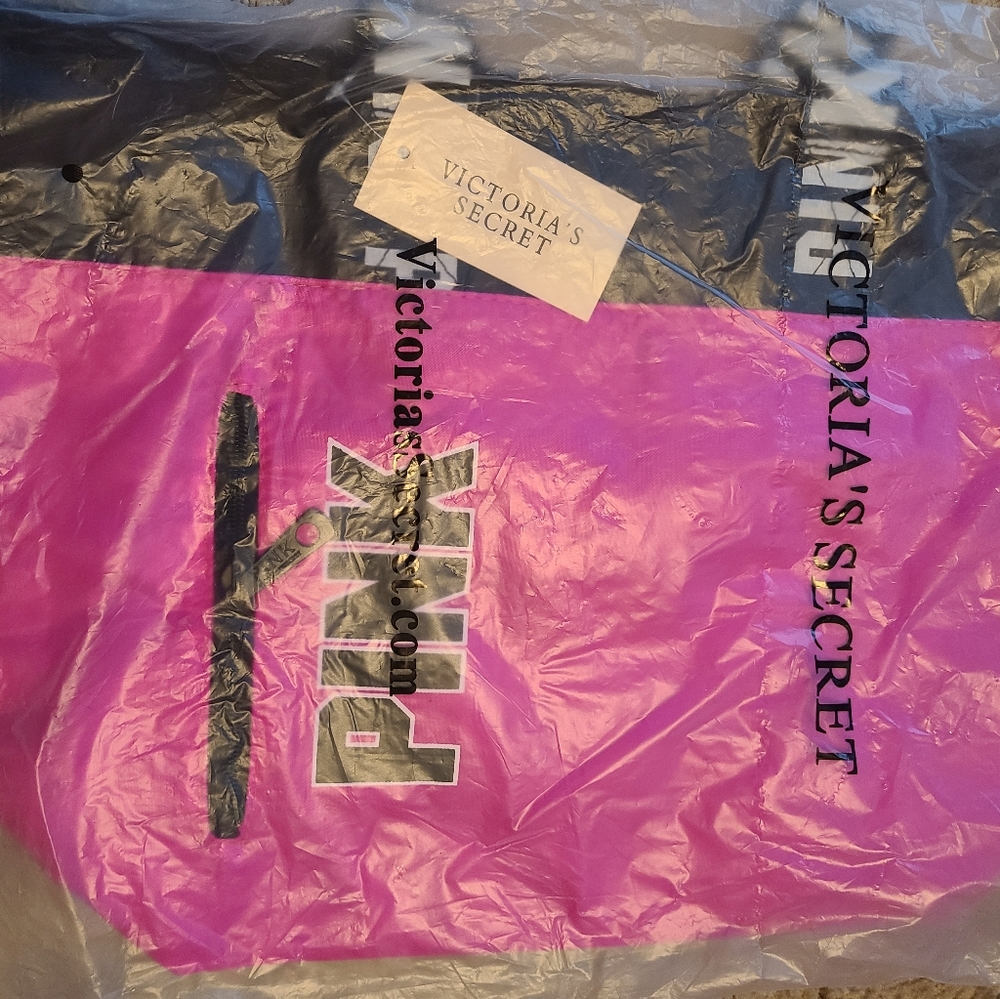 NWT PINK Victoria's Secret PINK Shoulder Tote Reusable Shopping - Picture 2 of 6